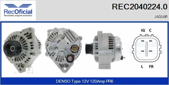 Alternator (REC2040224.0)