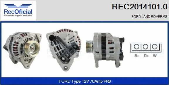 Alternator (REC2014101.0)