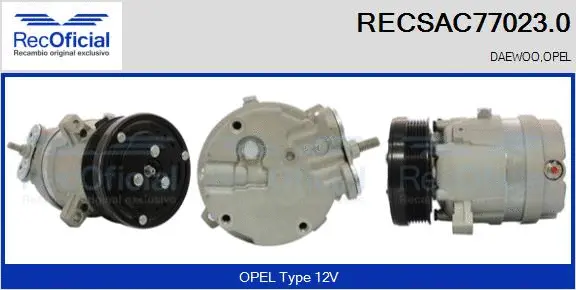 Compressor, air conditioning (RECSAC77023.0)