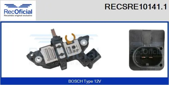 Alternator Regulator (RECSRE10141.1)