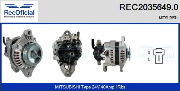 Alternator (REC2035649.0)