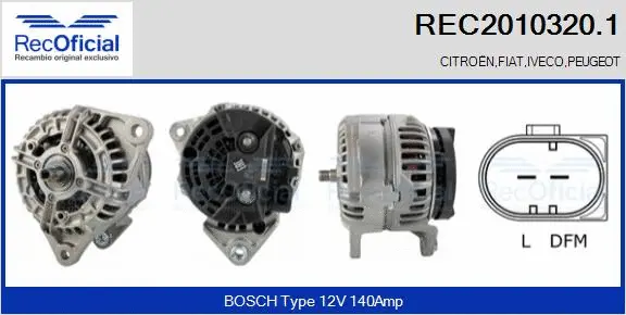 Alternator (REC2010320.1)