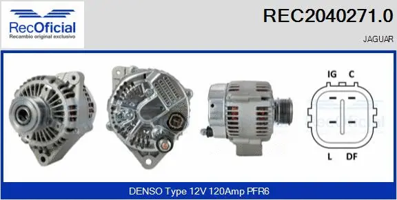 Alternator (REC2040271.0)