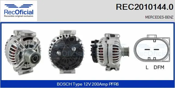 Alternator (REC2010144.0)