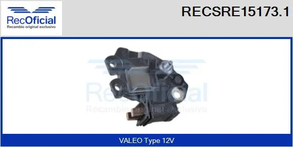 Alternator Regulator (RECSRE15173.1)