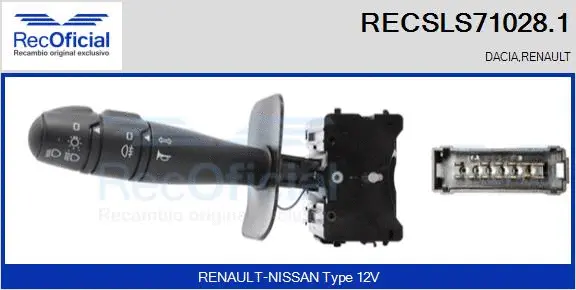 Steering Column Switch (RECSLS71028.1)