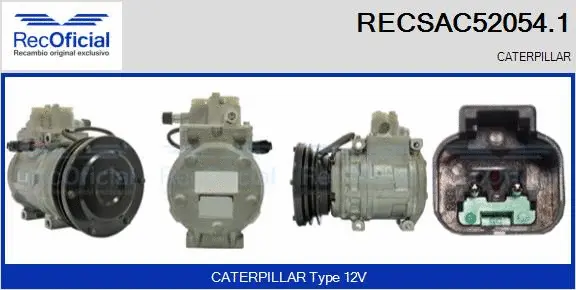 Compressor, air conditioning (RECSAC52054.1)