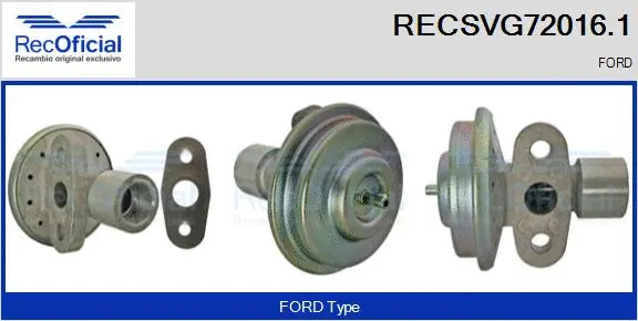 EGR Valve (RECSVG72016.1)