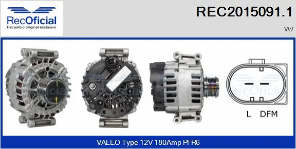 Alternator (REC2015091.1)