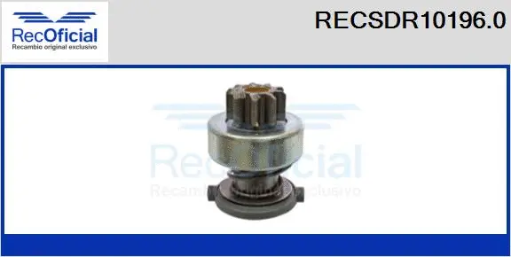 Pinion, starter (RECSDR10196.0)