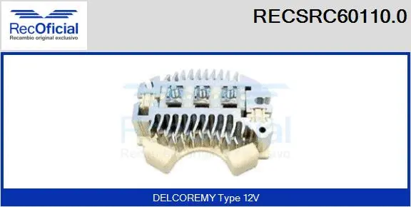 Rectifier, alternator (RECSRC60110.0)