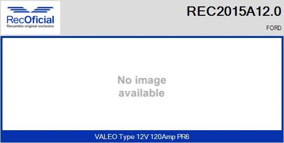 Alternator (REC2015A12.0)