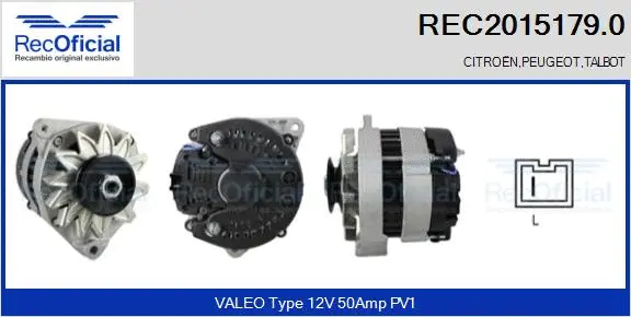 Alternator (REC2015179.0)