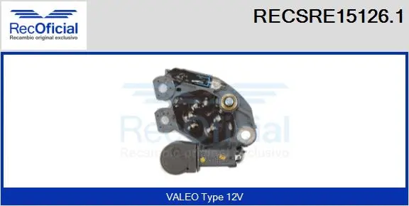 Alternator Regulator (RECSRE15126.1)