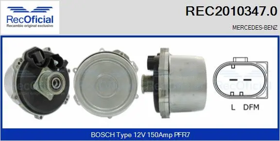 Alternator (REC2010347.0)
