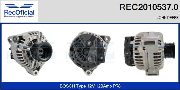 Alternator (REC2010537.0)