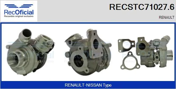 Charger, charging (supercharged/turbocharged) (RECSTC71027.6)