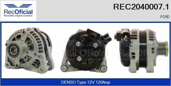 Alternator (REC2040007.1)