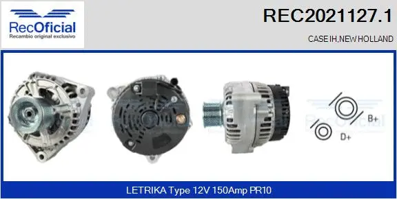 Alternator (REC2021127.1)