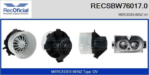 Interior Blower (RECSBW76017.0)