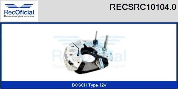 Rectifier, alternator (RECSRC10104.0)