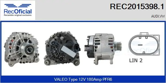 Alternator (REC2015398.1)