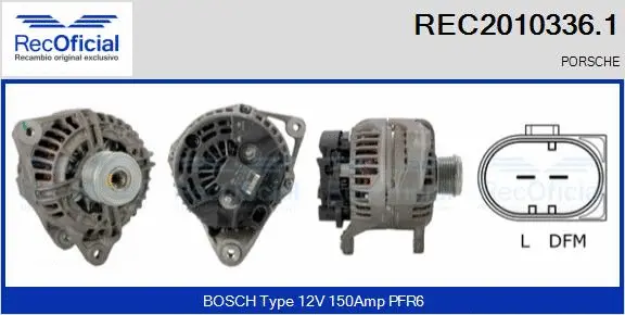 Alternator (REC2010336.1)