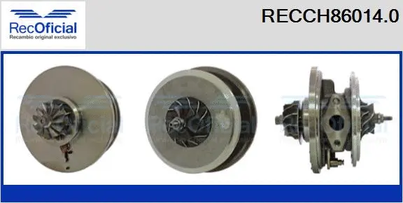 Core assembly, turbocharger (RECCH86014.0)