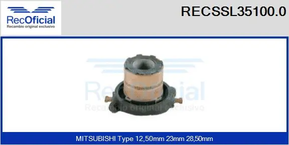 Slip Ring, alternator (RECSSL35100.0)