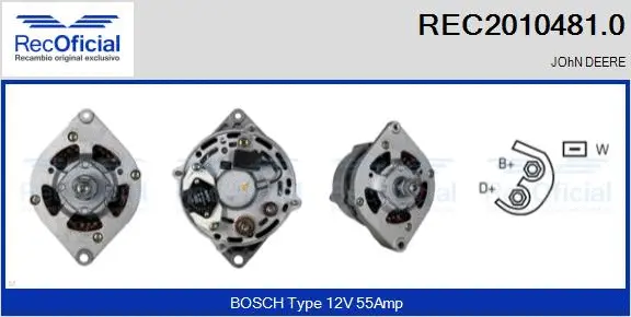 Alternator (REC2010481.0)