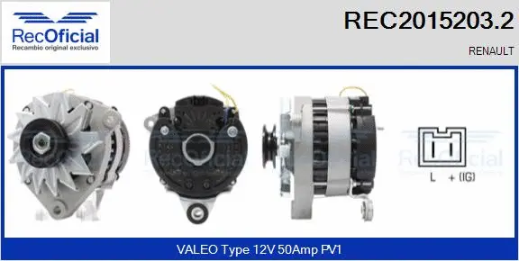 Alternator (REC2015203.2)