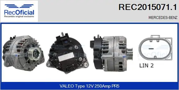 Alternator (REC2015071.1)