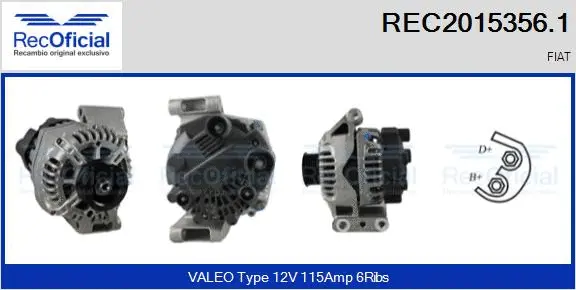 Alternator (REC2015356.1)