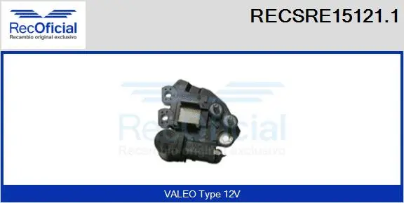 Alternator Regulator (RECSRE15121.1)
