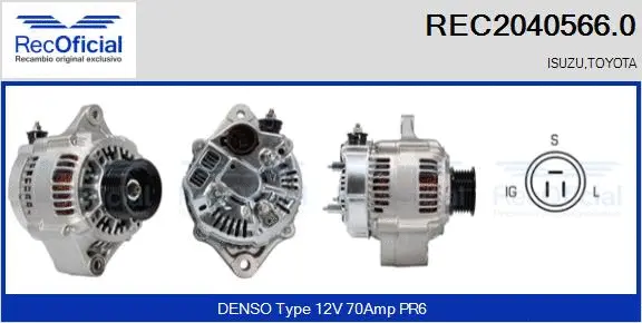 Alternator (REC2040566.0)