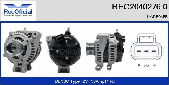 Alternator (REC2040276.0)