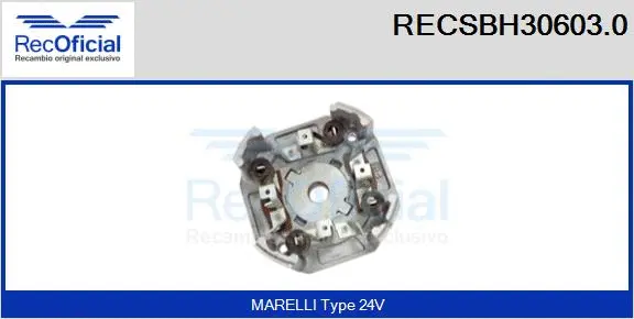 Holder, carbon brushes (RECSBH30603.0)