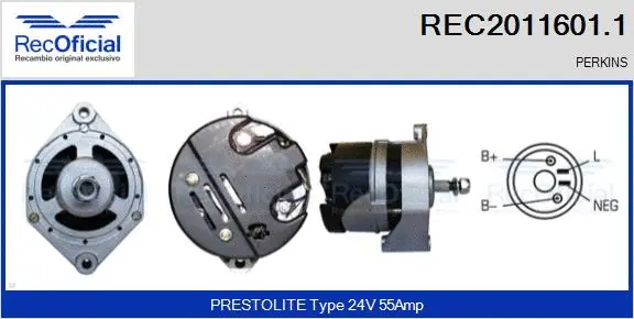 Alternator (REC2011601.1)