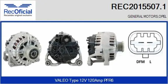 Alternator (REC2015507.1)
