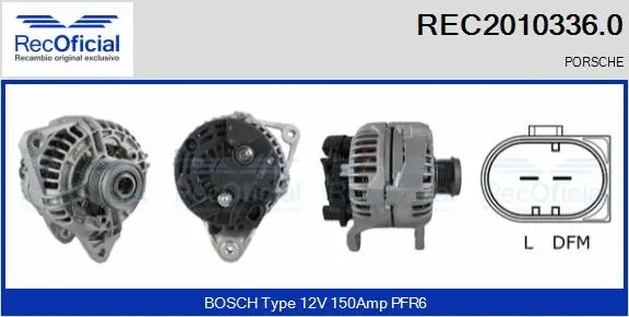 Alternator (REC2010336.0)
