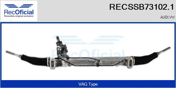 Steering Gear (RECSSB73102.1)