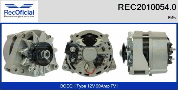 Alternator (REC2010054.0)