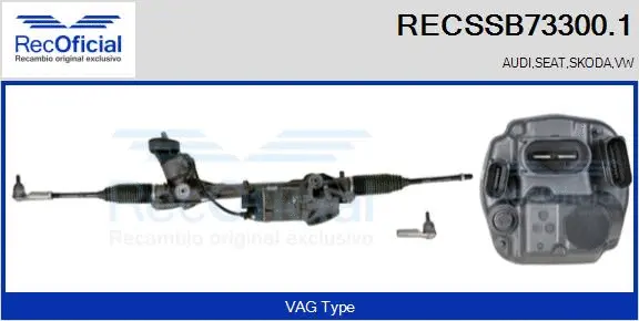 Steering Gear (RECSSB73300.1)