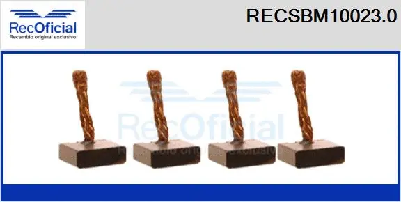 Carbon Brush, starter (RECSBM10023.0)