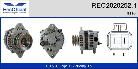 Alternator (REC2020252.1)
