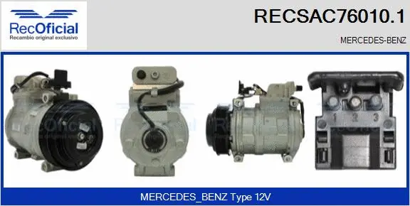 Compressor, air conditioning (RECSAC76010.1)