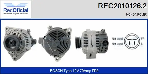 Alternator (REC2010126.2)