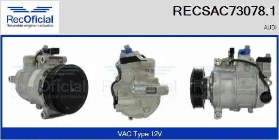 Compressor, air conditioning (RECSAC73078.1)