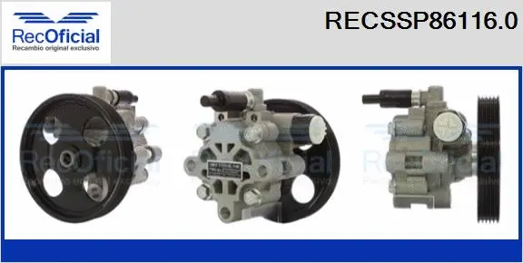 Hydraulic Pump, steering (RECSSP86116.0)