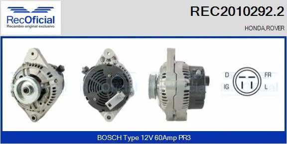 Alternator (REC2010292.2)